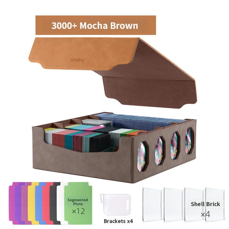 Trading Card Storage Box with Divider