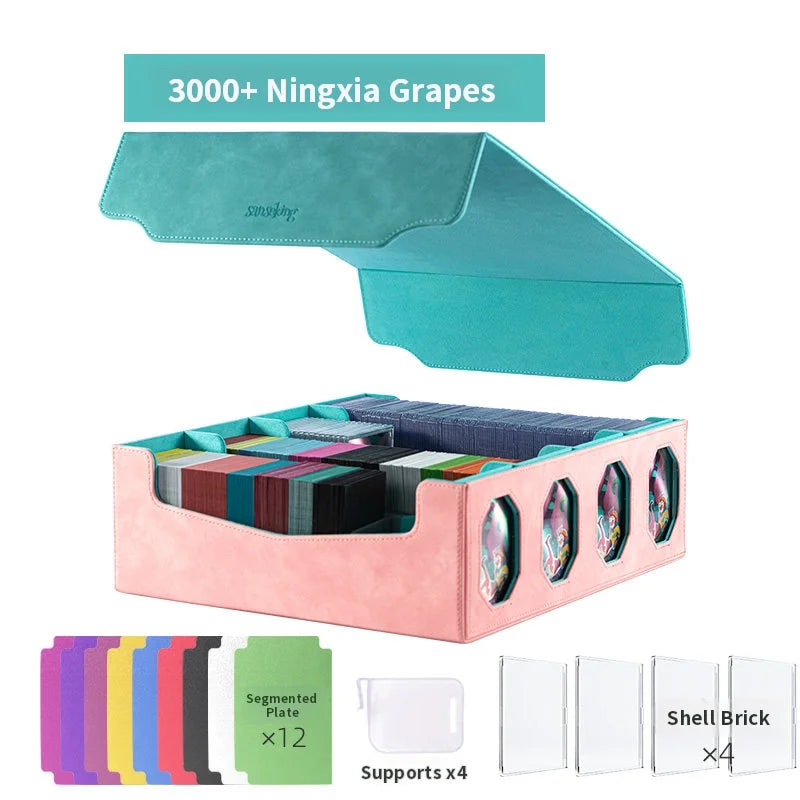 Trading Card Storage Box with Divider