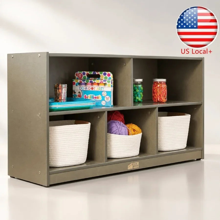 5-Compartment Mobile Storage Cabinet