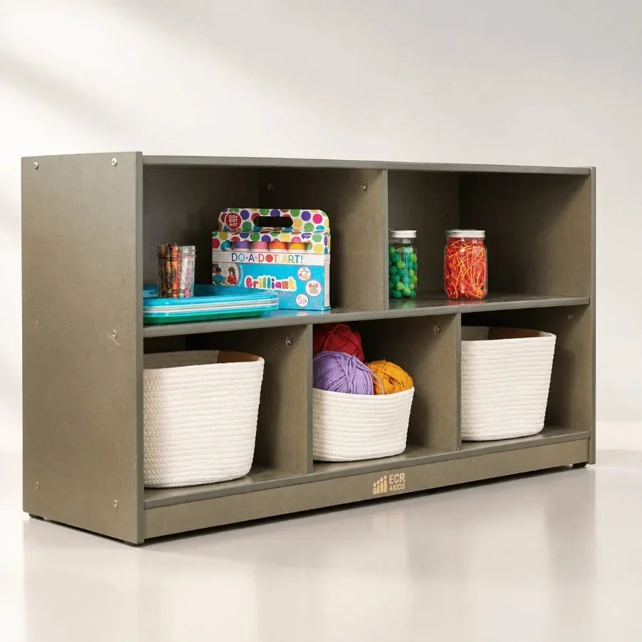 5-Compartment Mobile Storage Cabinet