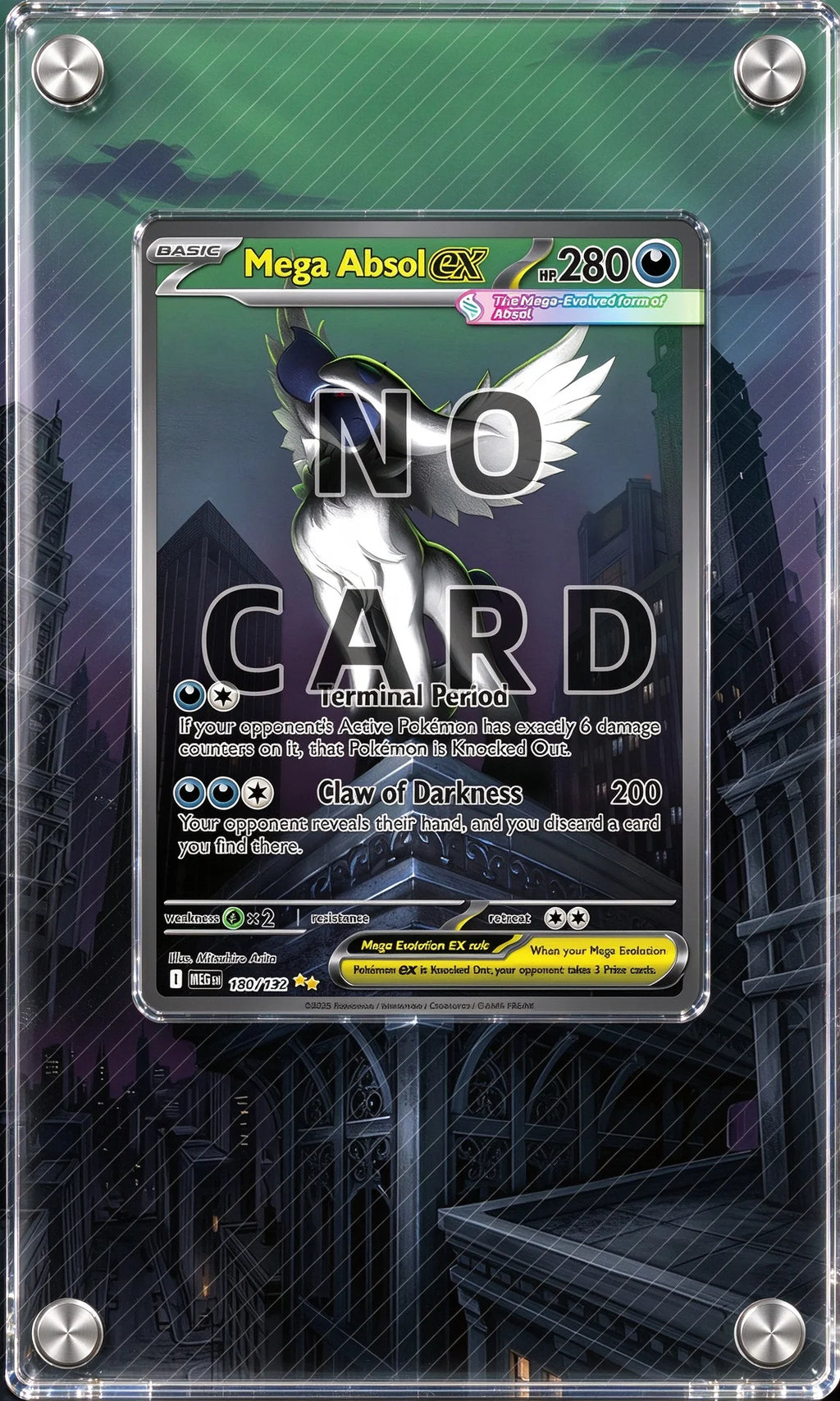 Acrylic Card Brick Display Frame