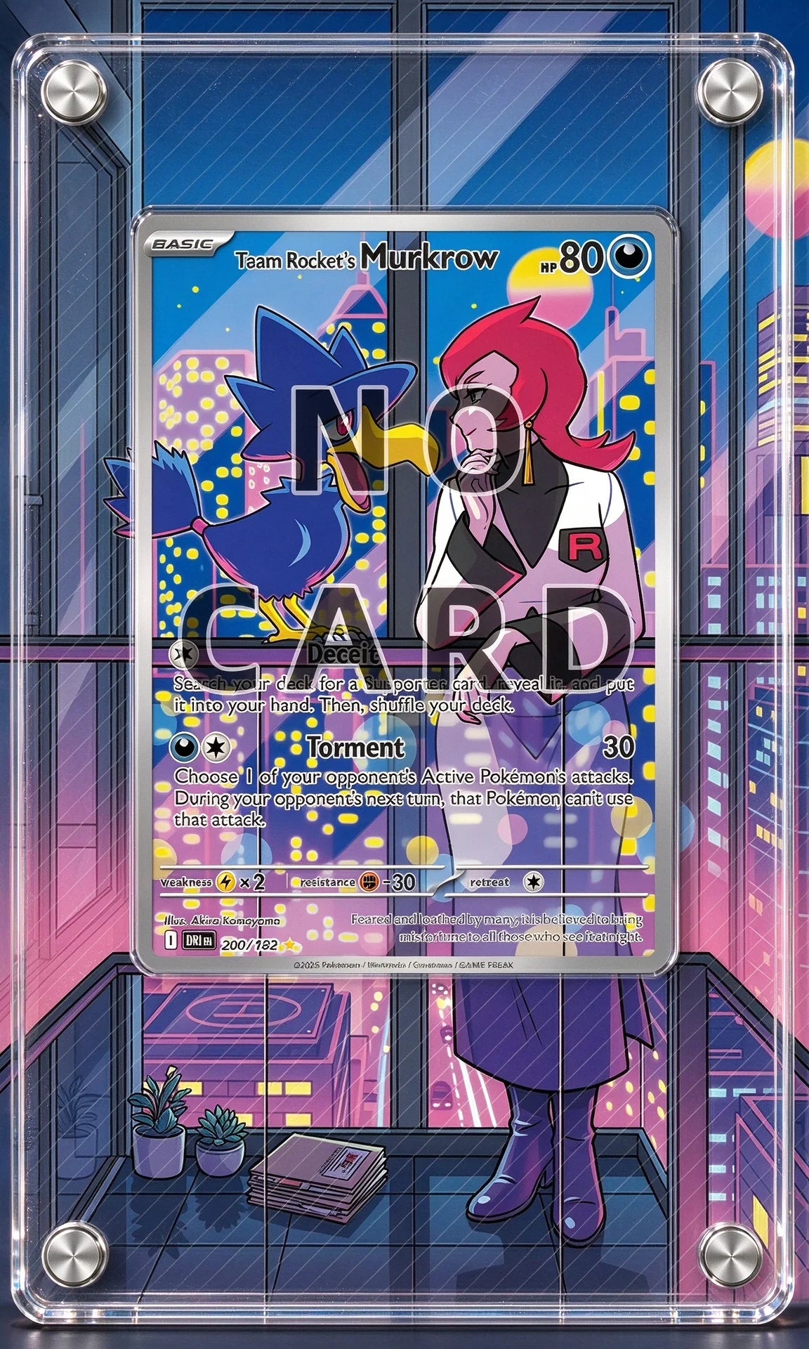 Acrylic Anime Card Display Frame