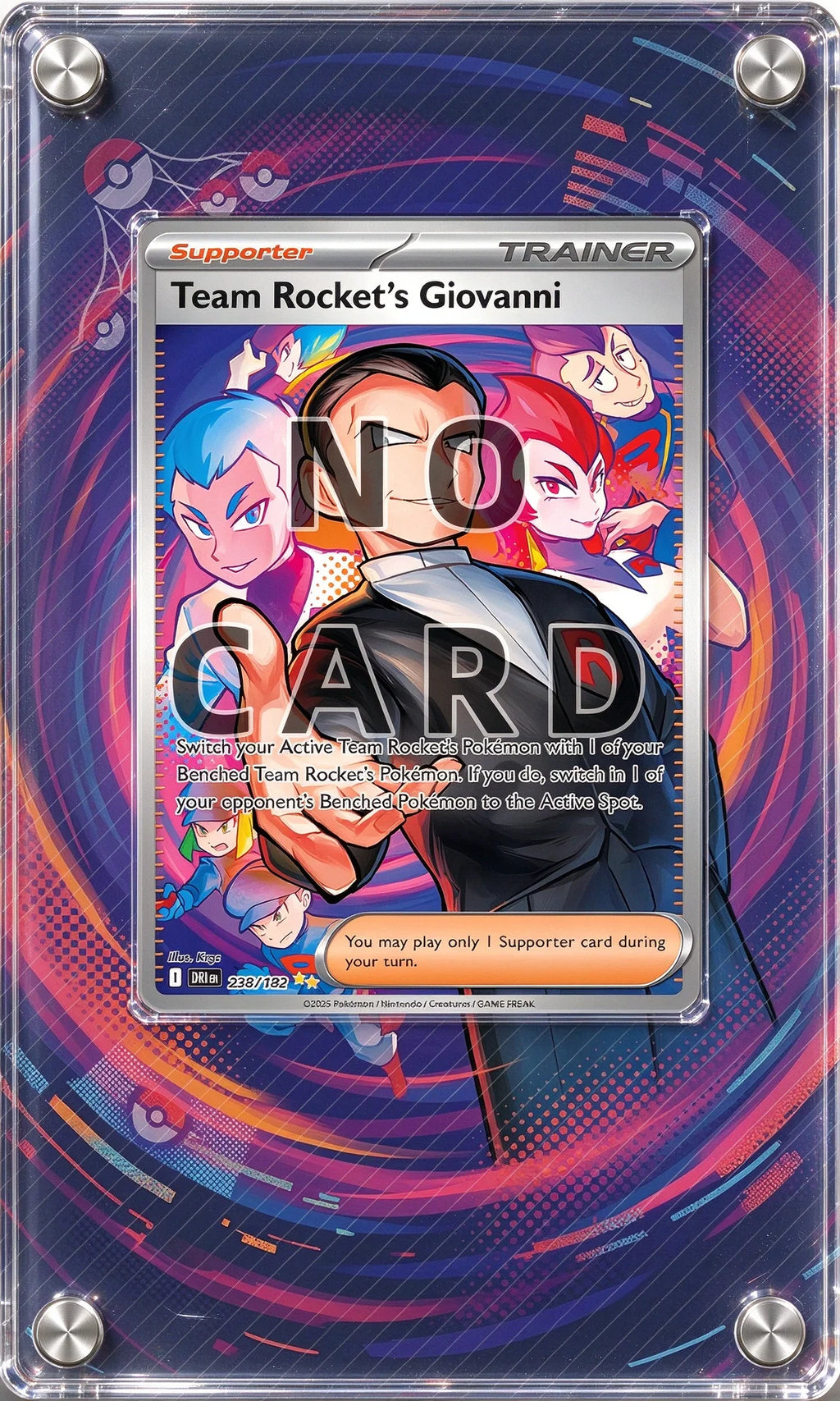 Acrylic Anime Card Display Frame