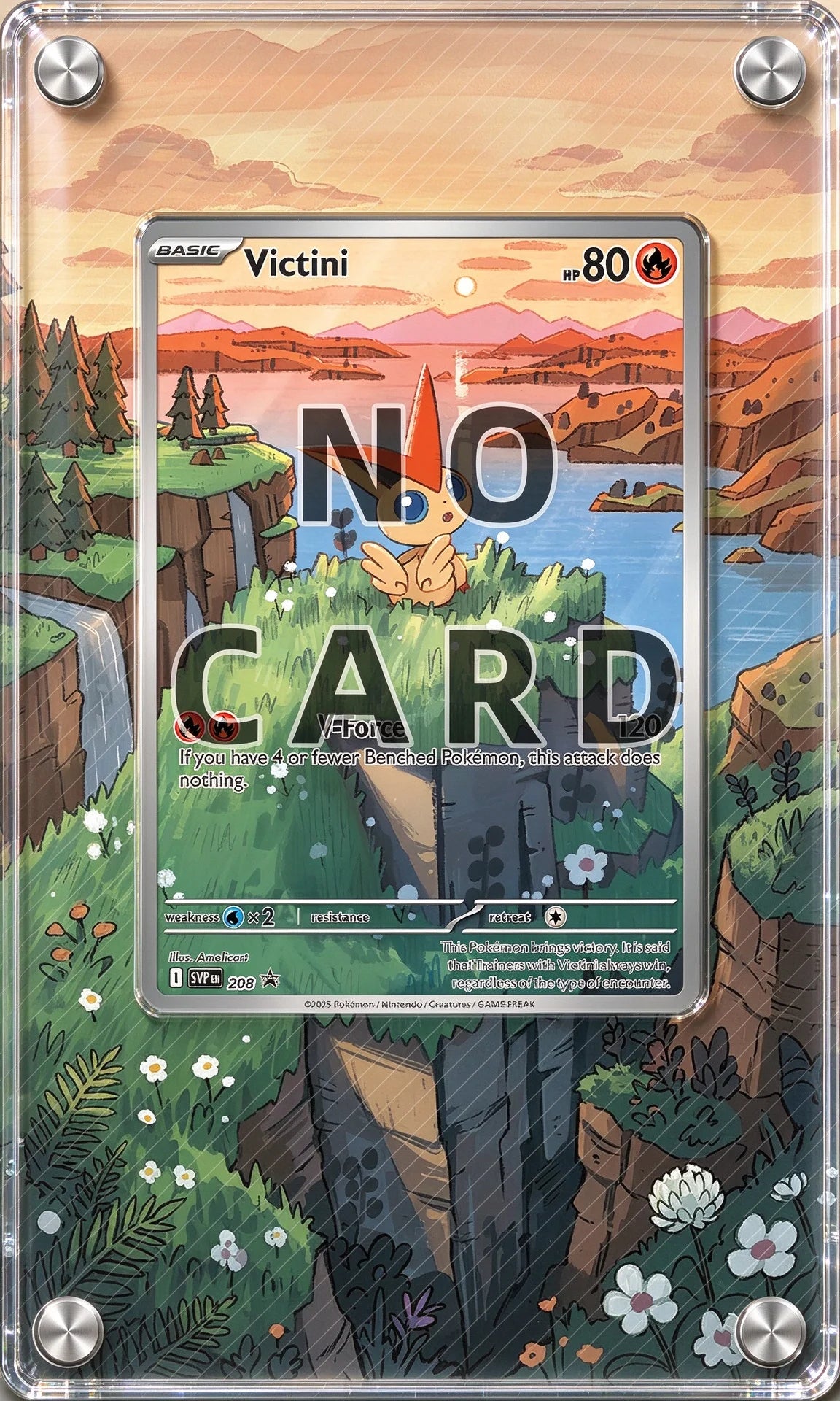 Acrylic Card Brick Display Frame
