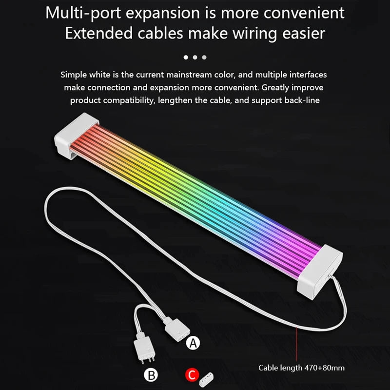 ARGB PC Power Extension Cable Kit