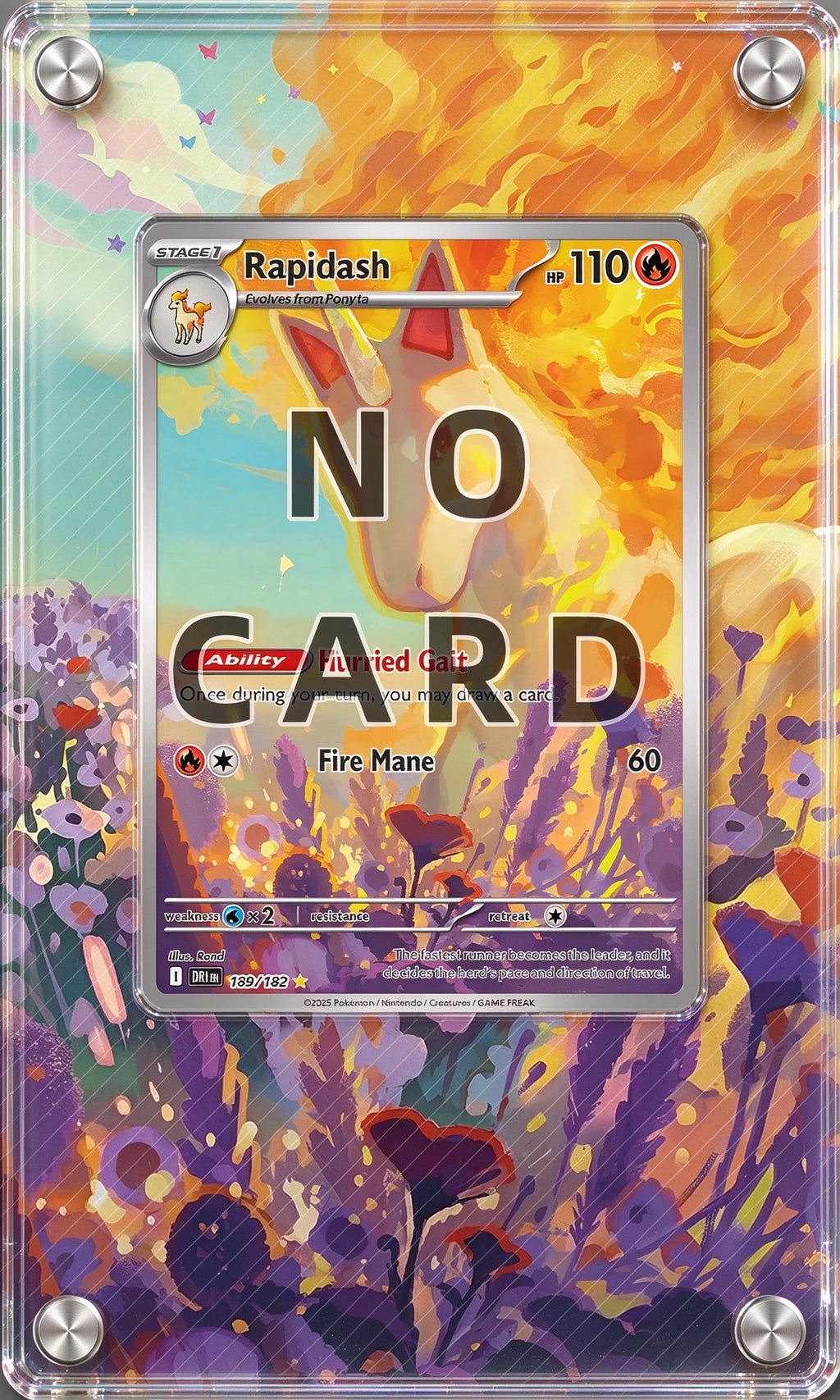 Acrylic Anime Card Display Frame