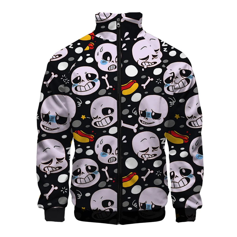 Sans Undertale 3D Print Zip Jacket