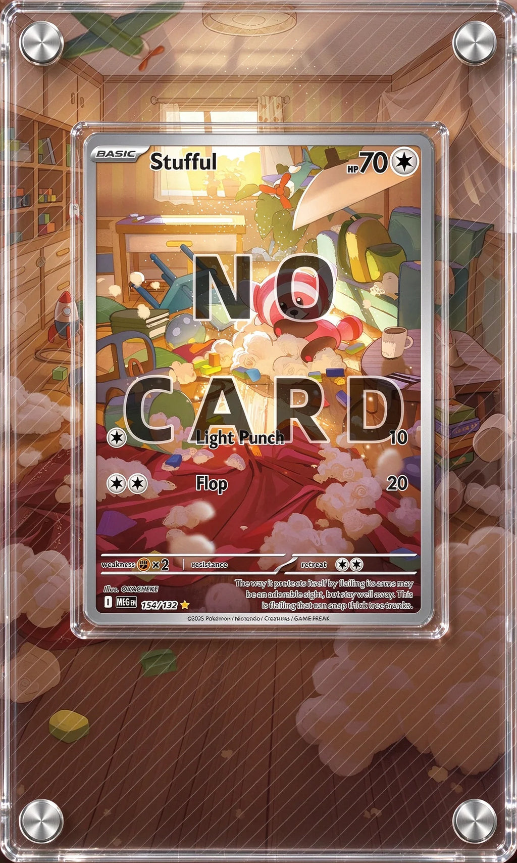 Acrylic Card Brick Display Frame