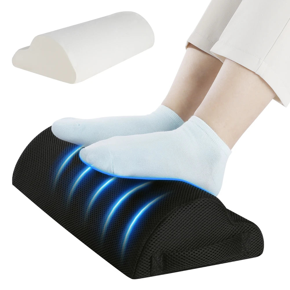 Memory Foam Under-Desk Footrest