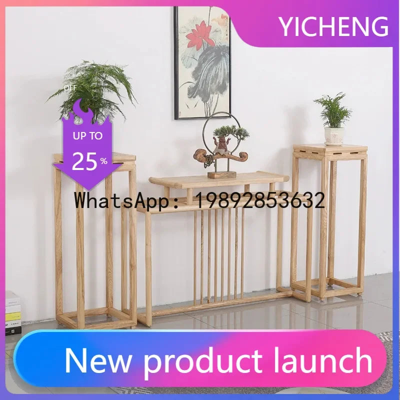 Ash Wood Bonsai and Plant Stand
