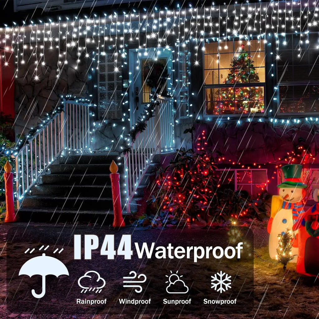 Outdoor Christmas String Lights, 164 ft