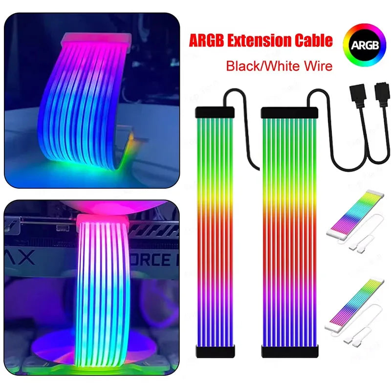 ARGB PC Power Extension Cable Kit