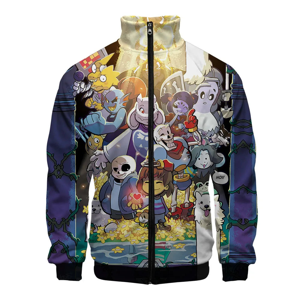 Sans Undertale 3D Print Zip Jacket