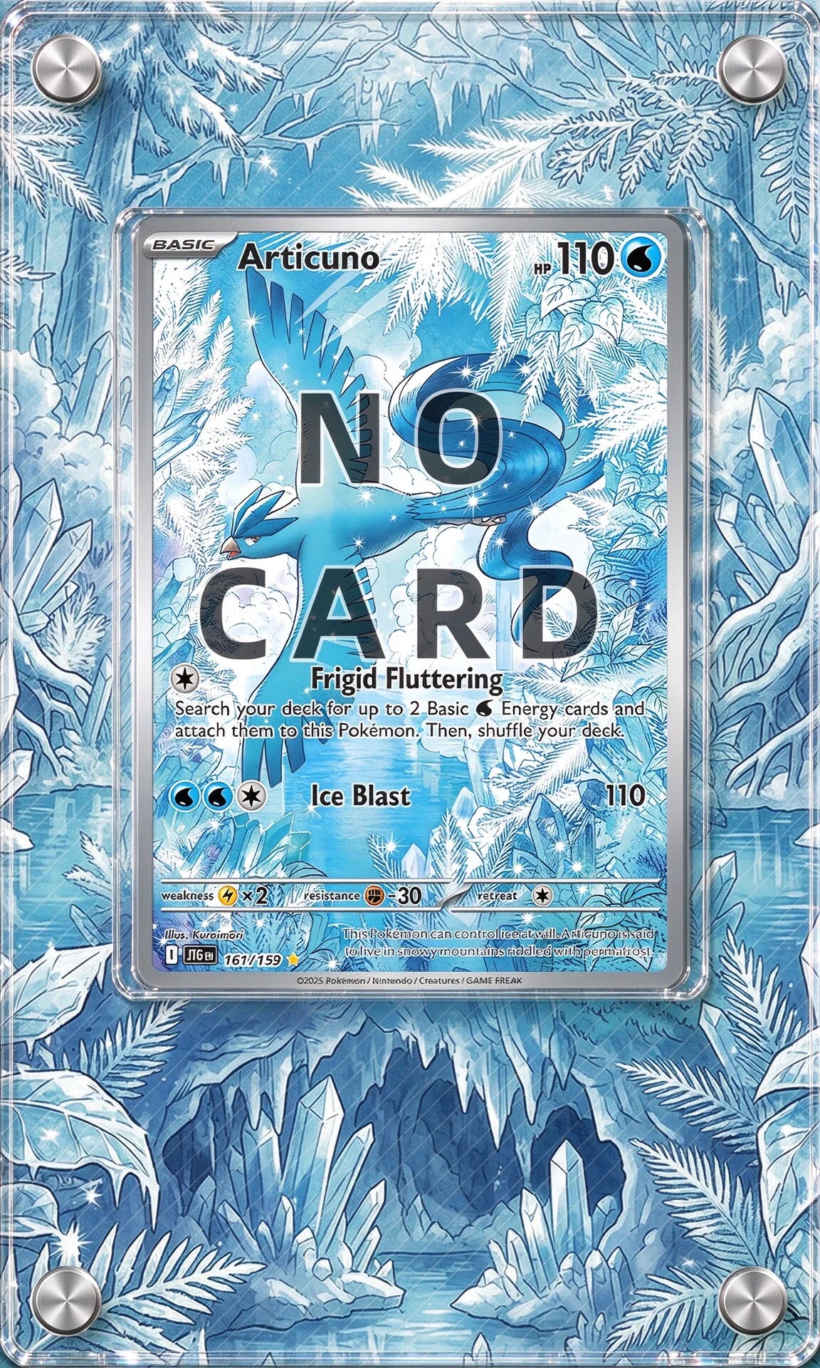 Acrylic Card Brick Display Frame