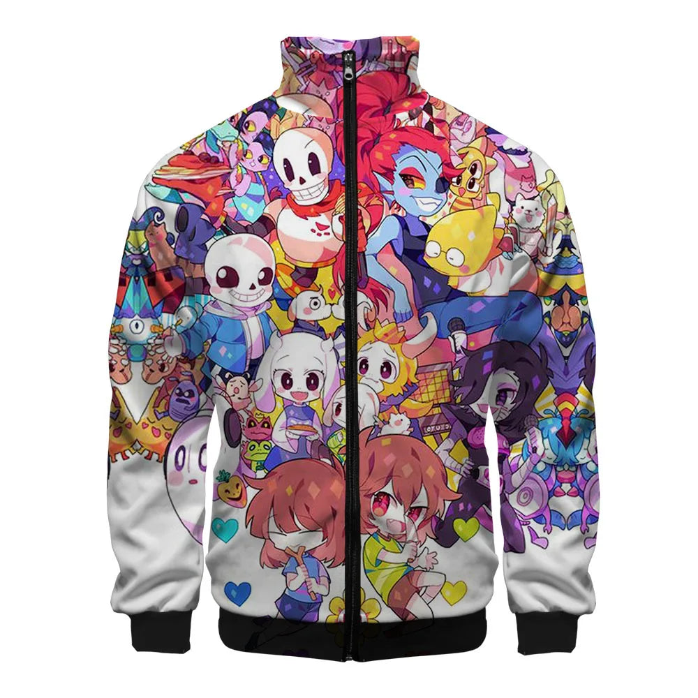 Sans Undertale 3D Print Zip Jacket