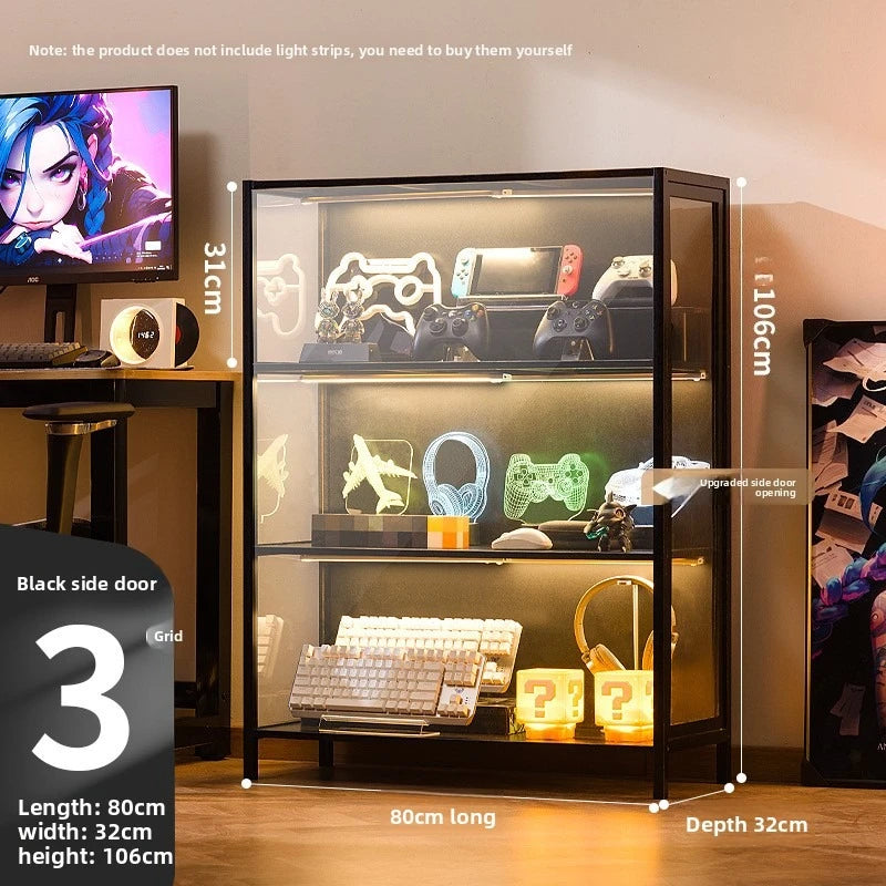 Clear Acrylic Display and Storage Cabinet