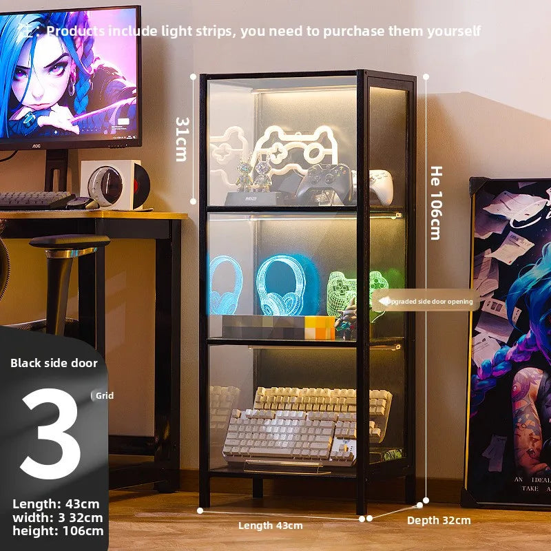 Clear Acrylic Display and Storage Cabinet