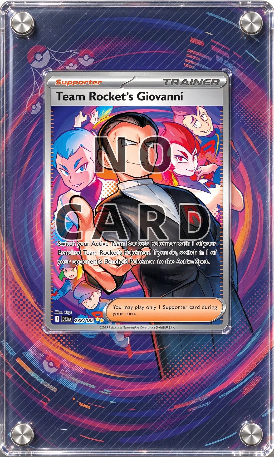 Acrylic Anime Card Display Frame