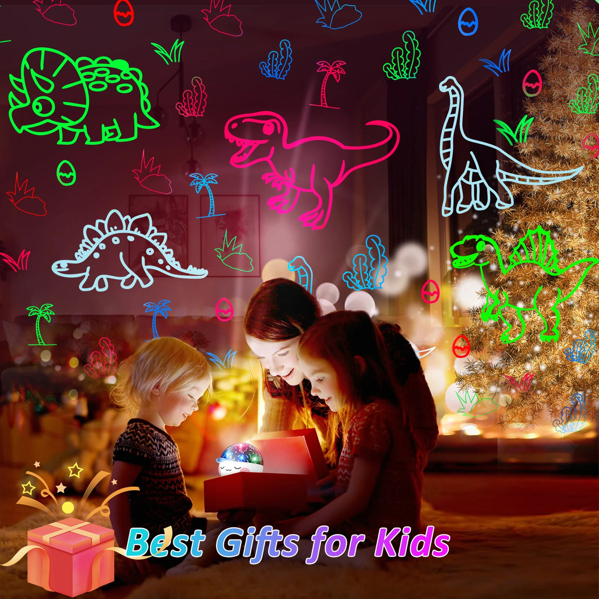 Dinosaur Night Light Projector