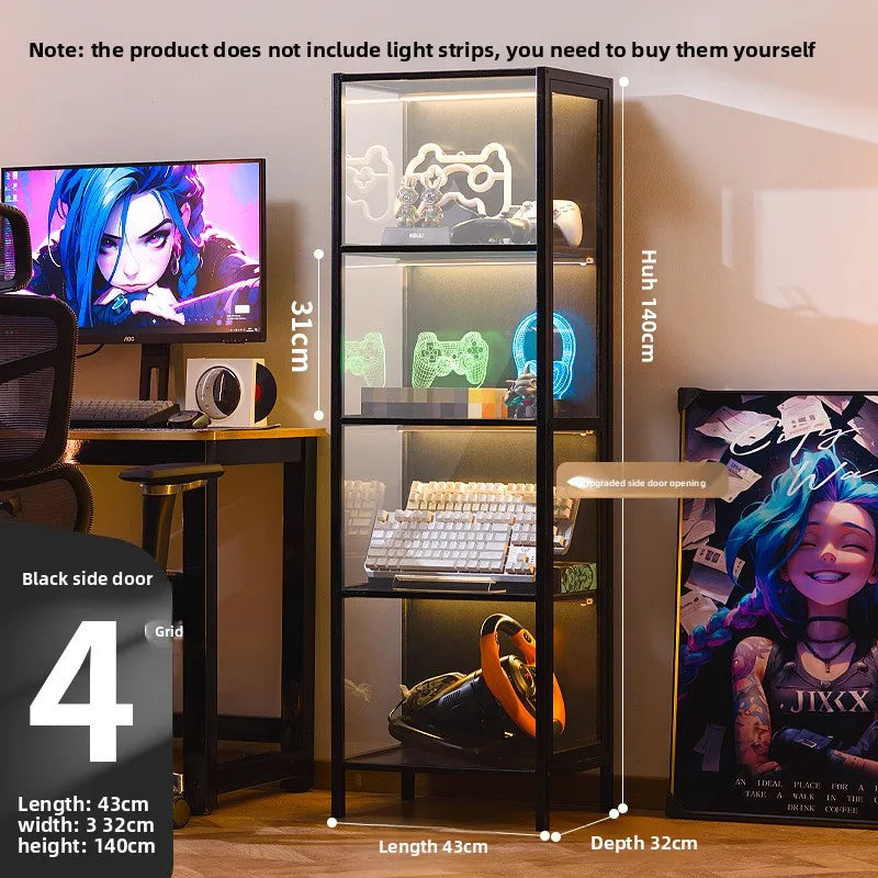 Clear Acrylic Display and Storage Cabinet