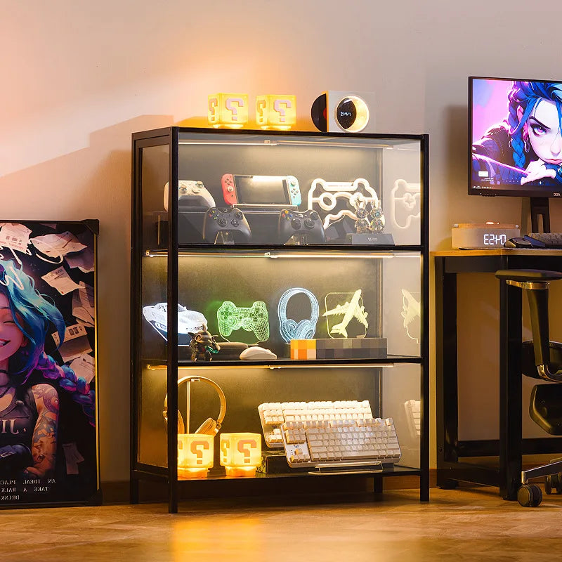 Clear Acrylic Display and Storage Cabinet