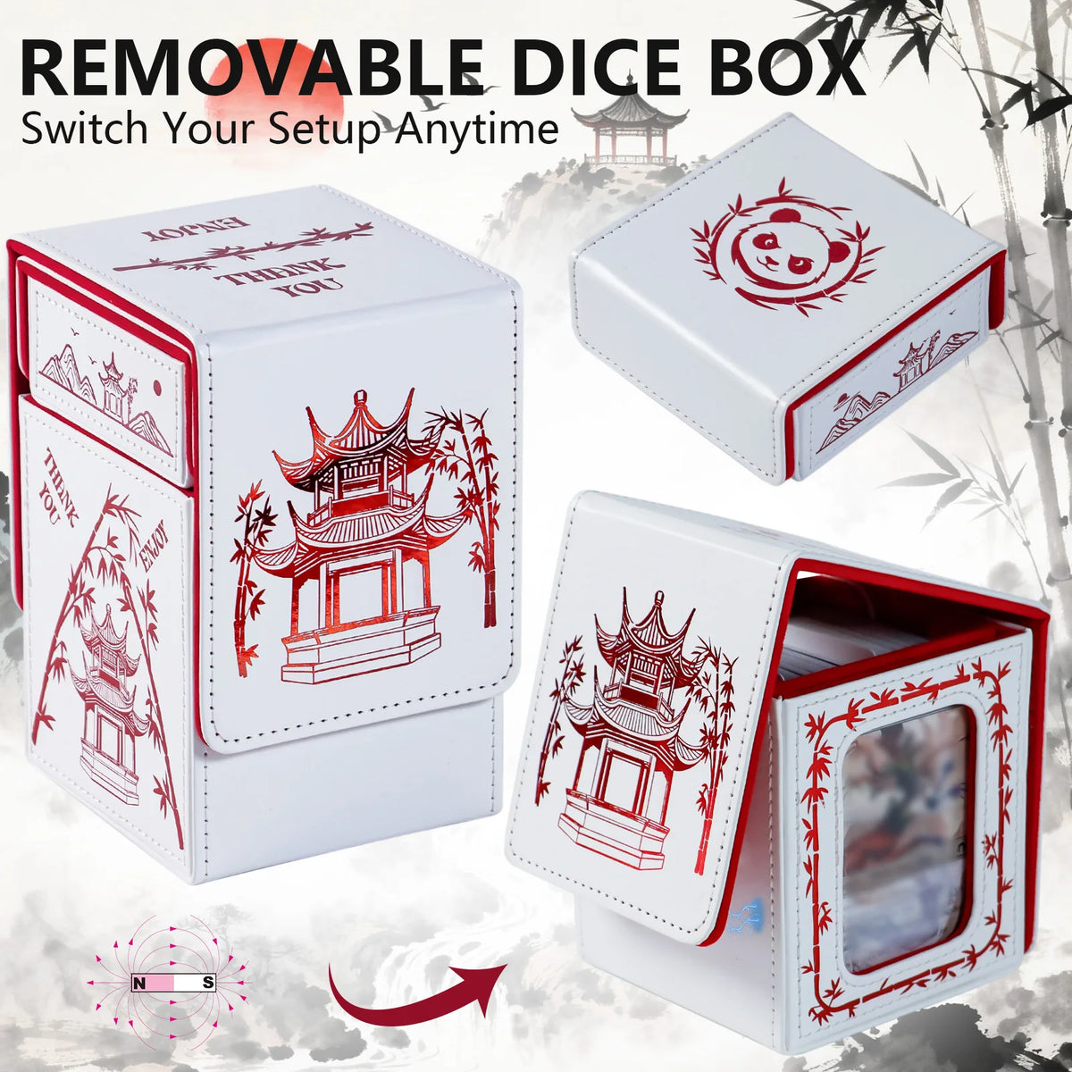 Panda MTG Commander Deck Box