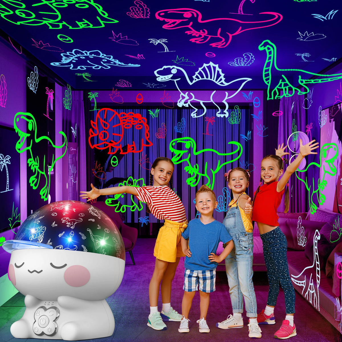 Dinosaur Night Light Projector