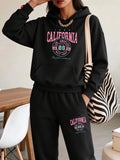 Women's California Letter-Print Casual Outfit