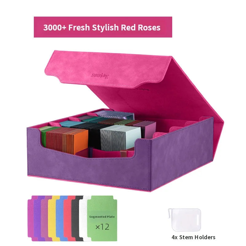 Trading Card Storage Box with Divider
