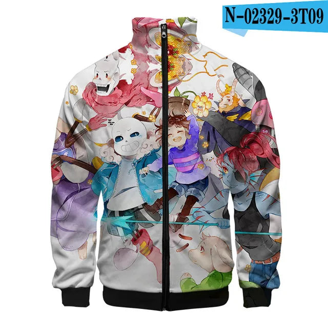 Sans Undertale 3D Print Zip Jacket