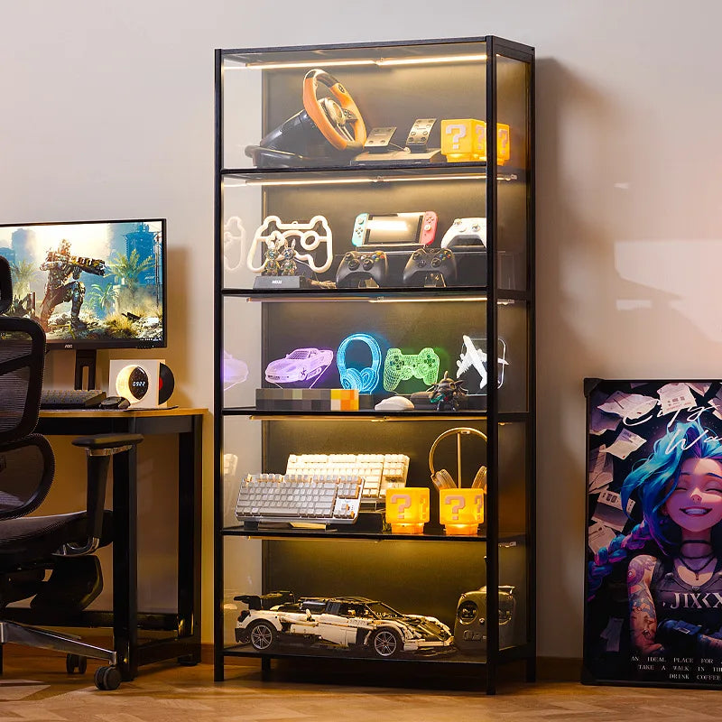 Clear Acrylic Display and Storage Cabinet