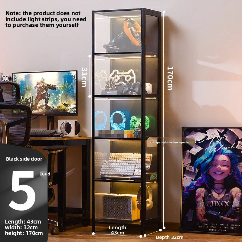 Clear Acrylic Display and Storage Cabinet