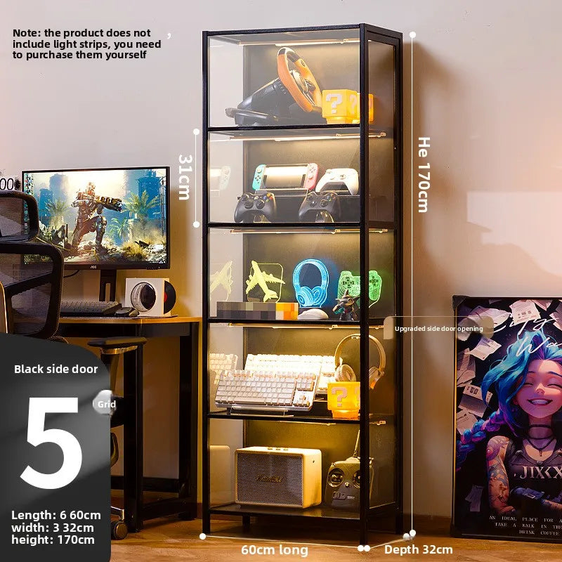 Clear Acrylic Display and Storage Cabinet