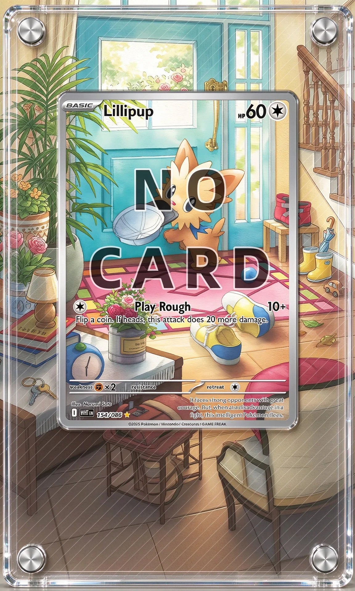 Acrylic Card Brick Display Frame